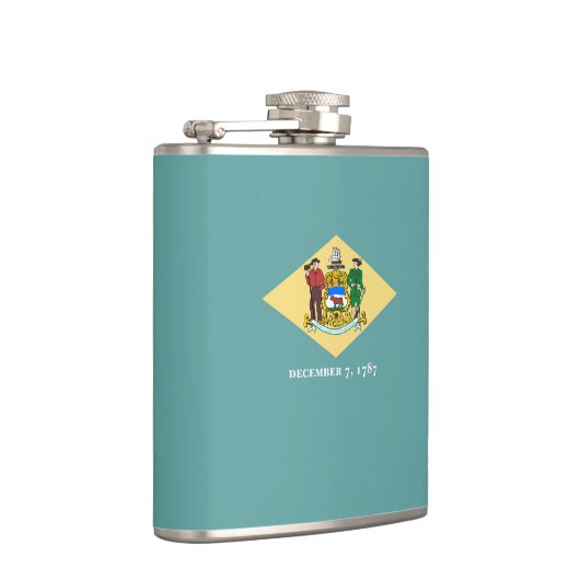 Flagontwerp van de Dell-staat Heupfles (Rechts)