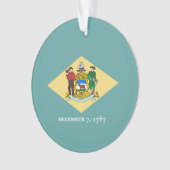 Flagontwerp van de Dell-staat Ornament (voorkant)