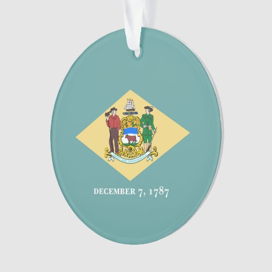 Flagontwerp van de Dell-staat Ornament (voorkant)