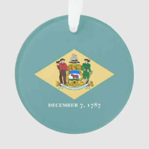 Flagontwerp van de Dell-staat Ornament