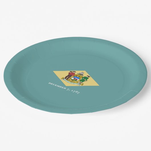 Flagontwerp van de Dell-staat Papieren Bordje (Gekanteld)