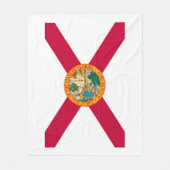 Flagontwerp van de staat Florida Fleece Deken (Voorkant)