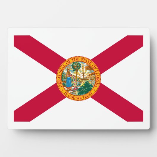Flagontwerp van de staat Florida Fotoplaat (voorkant)