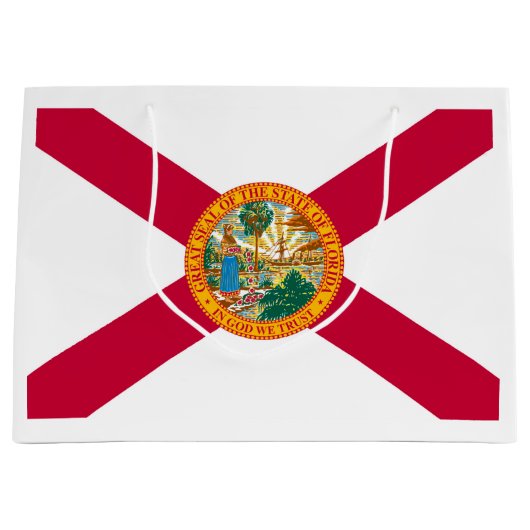 Flagontwerp van de staat Florida Groot Cadeauzakje (Voorkant)