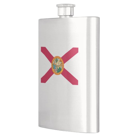 Flagontwerp van de staat Florida Heupfles (Links)