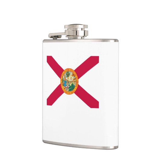 Flagontwerp van de staat Florida Heupfles (Links)