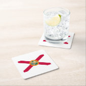 Flagontwerp van de staat Florida Kartonnen Onderzetters (Insitu)