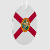 Flagontwerp van de staat Florida Ornament (voorkant)