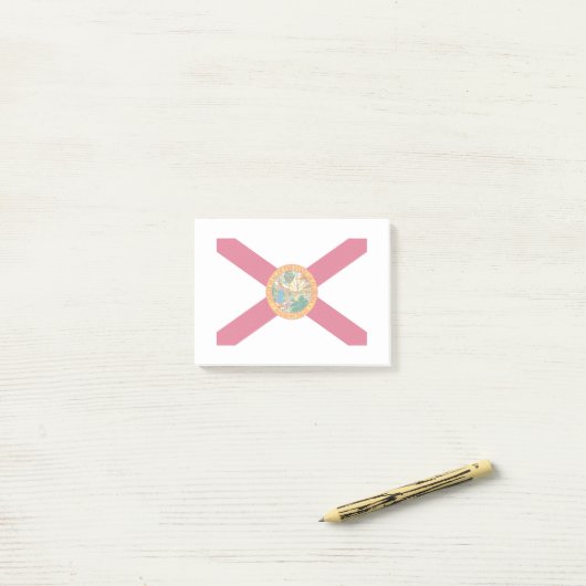 Flagontwerp van de staat Florida Post-it® Notes (Op bureau)