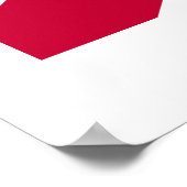 Flagontwerp van de staat Florida Poster (Hoek)