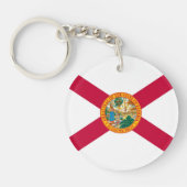 Flagontwerp van de staat Florida Sleutelhanger (Voorkant)