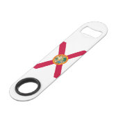 Flagontwerp van de staat Florida Speed Flessenopener (Voorkant Gekanteld)