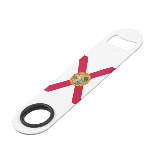 Flagontwerp van de staat Florida Speed Flessenopener (Voorkant Gekanteld)