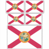 Flagontwerp van de staat Florida Sticker (Voorkant)