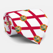 Flagontwerp van de staat Florida Stropdas (Opgerold)