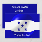 Flagontwerp van Honduras Kaart (Voorkant / Achterkant)