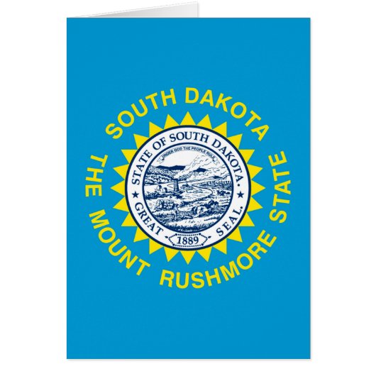 Flagontwerp voor de staat South Dakota (Voorkant)