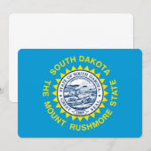 Flagontwerp voor de staat South Dakota (Voorkant / Achterkant)