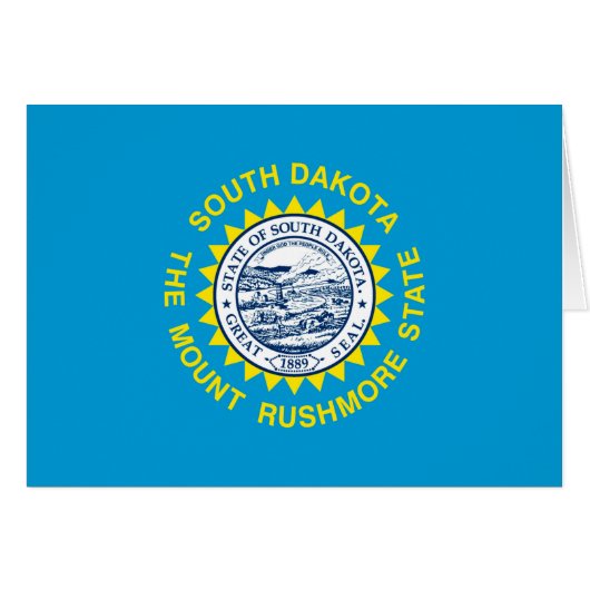 Flagontwerp voor de staat South Dakota (Voorkant Horizontaal)