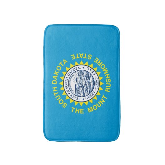 Flagontwerp voor de staat South Dakota Badmat (Voorkant Verticaal)