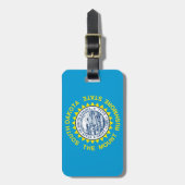 Flagontwerp voor de staat South Dakota Bagagelabel (Voorkant verticaal)