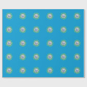 Flagontwerp voor de staat South Dakota Cadeaupapier (Vlak)