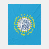 Flagontwerp voor de staat South Dakota Fleece Deken (Voorkant)