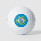Flagontwerp voor de staat South Dakota Golfballen (Voorkant)