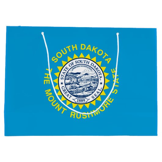 Flagontwerp voor de staat South Dakota Groot Cadeauzakje (Achterkant)