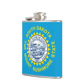 Flagontwerp voor de staat South Dakota Heupfles (Links)