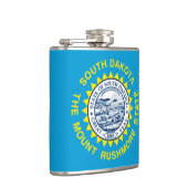 Flagontwerp voor de staat South Dakota Heupfles (Rechts)