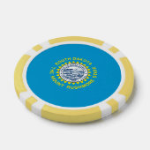 Flagontwerp voor de staat South Dakota Pokerchips (Enkel)