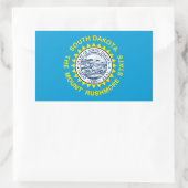 Flagontwerp voor de staat South Dakota Rechthoekige Sticker (Tas)