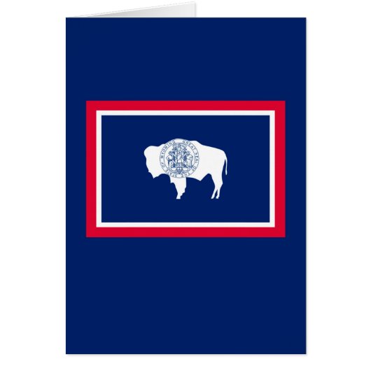 Flagontwerp Wyoming State (Voorkant)