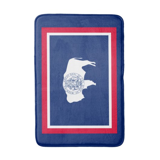 Flagontwerp Wyoming State Badmat (Voorkant Verticaal)