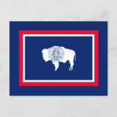 Flagontwerp Wyoming State Briefkaart (Voorkant)