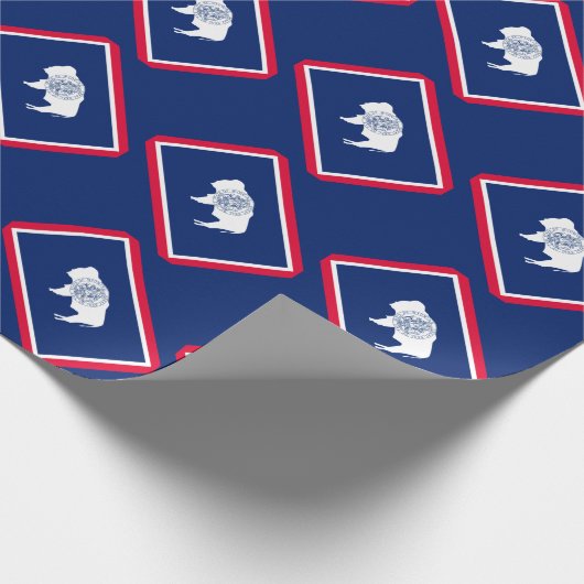 Flagontwerp Wyoming State Cadeaupapier (Hoek)