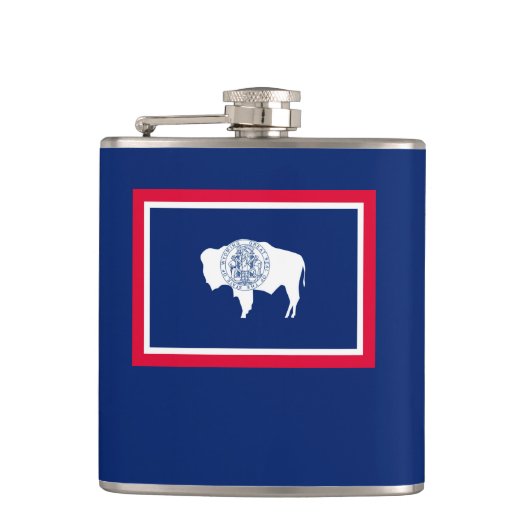 Flagontwerp Wyoming State Heupfles (Voorkant)