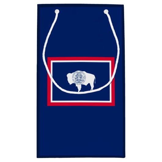 Flagontwerp Wyoming State Klein Cadeauzakje (Achterkant)