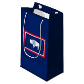 Flagontwerp Wyoming State Klein Cadeauzakje (Voorkant Gekanteld)