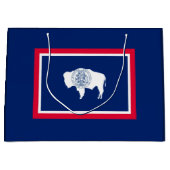 Flagontwerp Wyoming State Large Cadeautasje (Voorkant)
