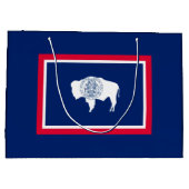 Flagontwerp Wyoming State Large Cadeautasje (Achterkant)