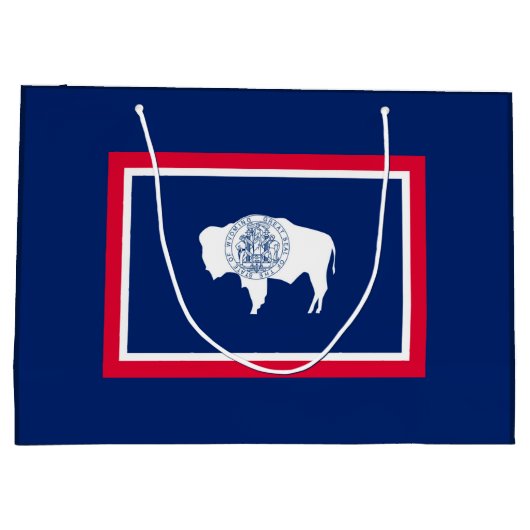 Flagontwerp Wyoming State Large Cadeautasje (Achterkant)