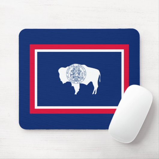 Flagontwerp Wyoming State Muismat (Met muis)