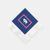 Flagontwerp Wyoming State Servetten (Hoek)