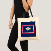 Flagontwerp Wyoming State Tote Bag (Voorkant (product))