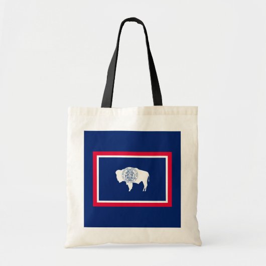 Flagontwerp Wyoming State Tote Bag (Voorkant)
