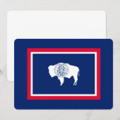 Flagontwerpdecor Wyoming State (Voorkant / Achterkant)
