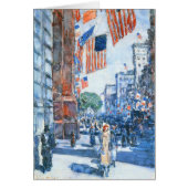 Flags 5e avenue van Childe Hassam, Kunst (Voorkant)