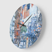 Flags 5e avenue van Childe Hassam,  Kunst Grote Klok (Hoek)